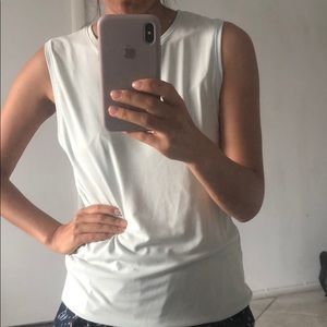 American Apparel Pastel Blue Sleeveless Top Tee